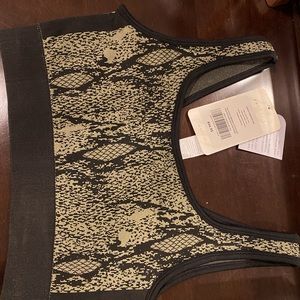 NWT Green and black Kamila bra size M